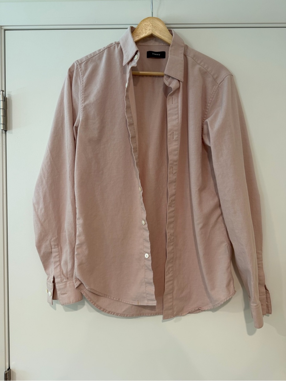 Theory • Blush Button Down Shirt